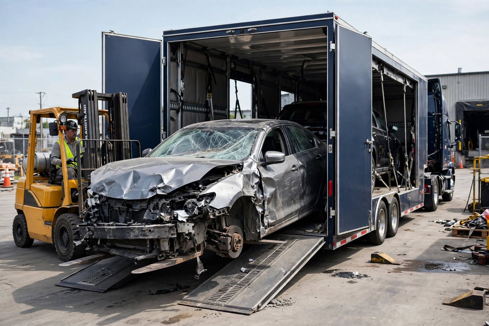 enclosed carrier for inoperable